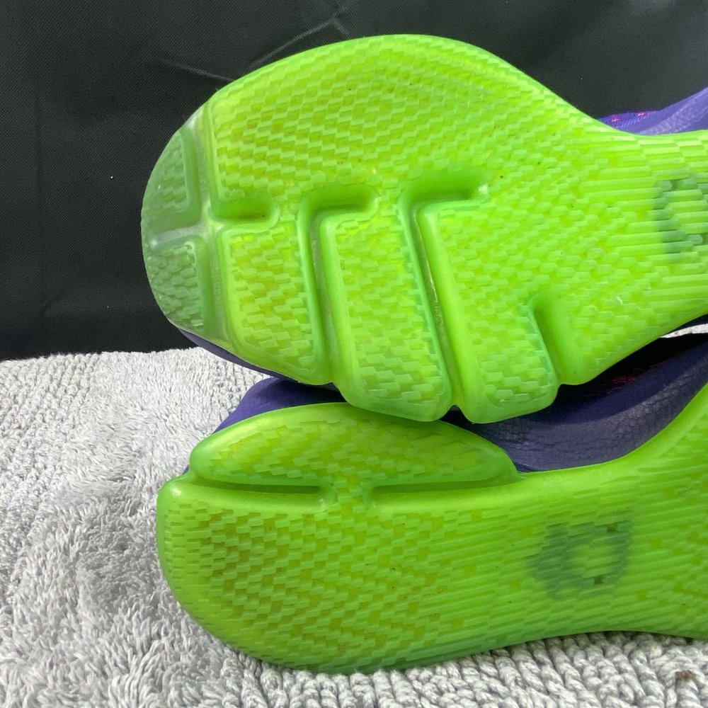 Nike KD 8 Suit VIII Purple Green Kevin Durant Warriors 749375-535 Mens Size 8 - Picture 12 of 13